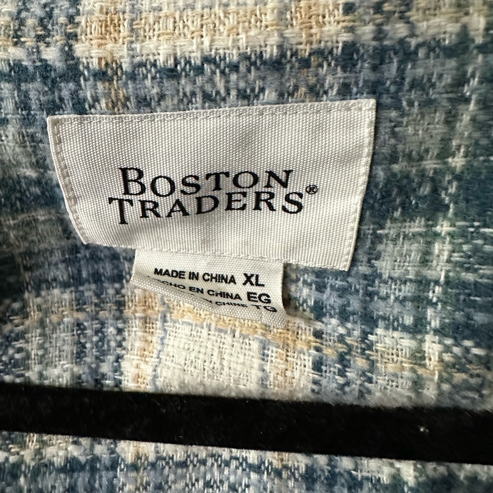 Boston Traders Women’s Shacket Buttoned Down Shirt Top Sz XL - Picture 7 of 9